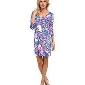 Lilly Pulitzer Women's Catwalkin Palmetto Henley Shirt Dress Small